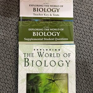 Memoria Press - Exploring the World of Biology - book, student & teacher guides